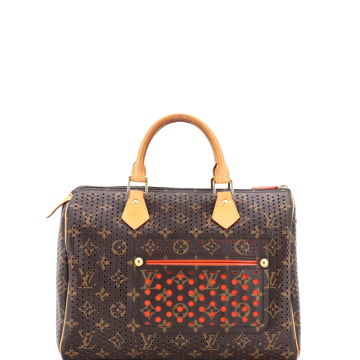 30 Louis Vuitton Speedy Handbag Perforated Monogram Canvas