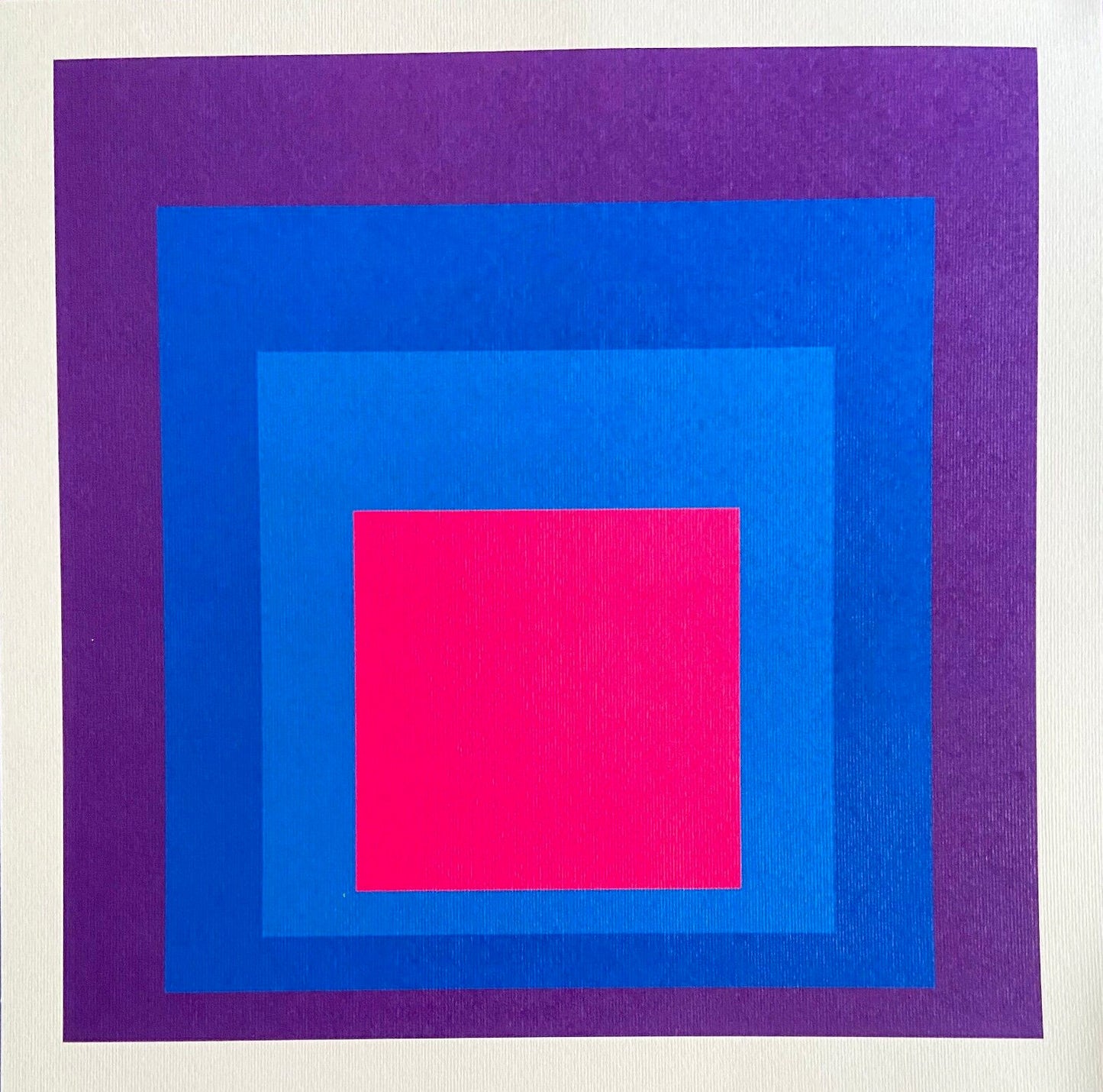 Josef Albers Lithograph Guggenheim Museum Numerated By Hand (Piet Mondrian)