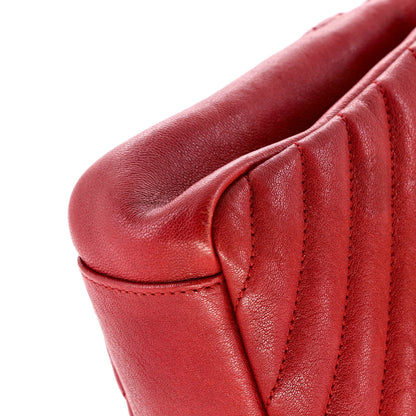 Saint Laurent Classic Monogram College Bag Matelasse Chevron Leather Medium