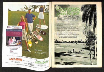 Arnold Palmer Signed/Autographed March 1968 Golf