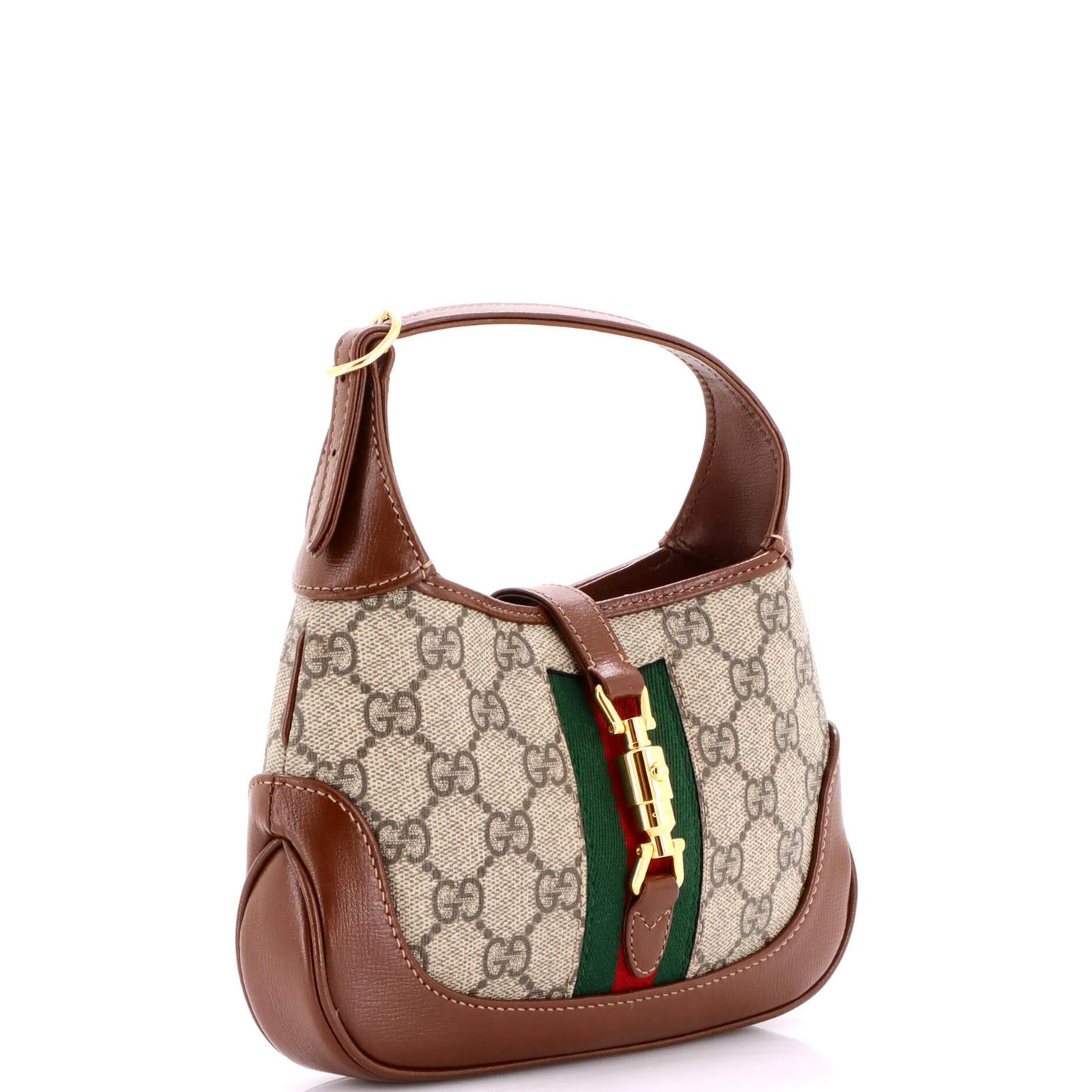Gucci Jackie 1961 Hobo Gg Coated Canvas Mini