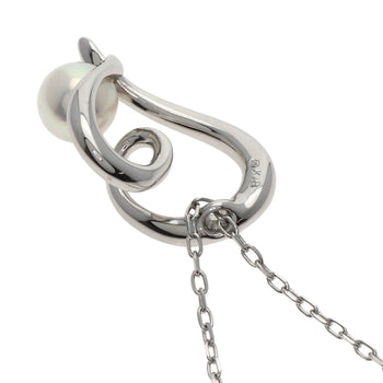 Mikimoto   Necklace Pearl Pearl Heart Motif K18