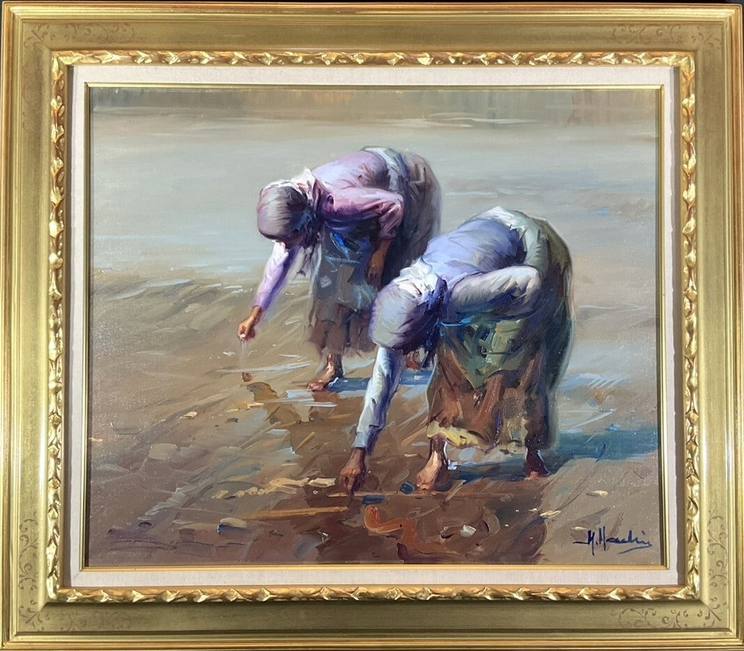 Machi Manuel Original Oil Painting Coastal Spanish Art