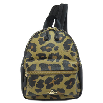 COACH  F38395 Backpack  Daypack Leopard pattern