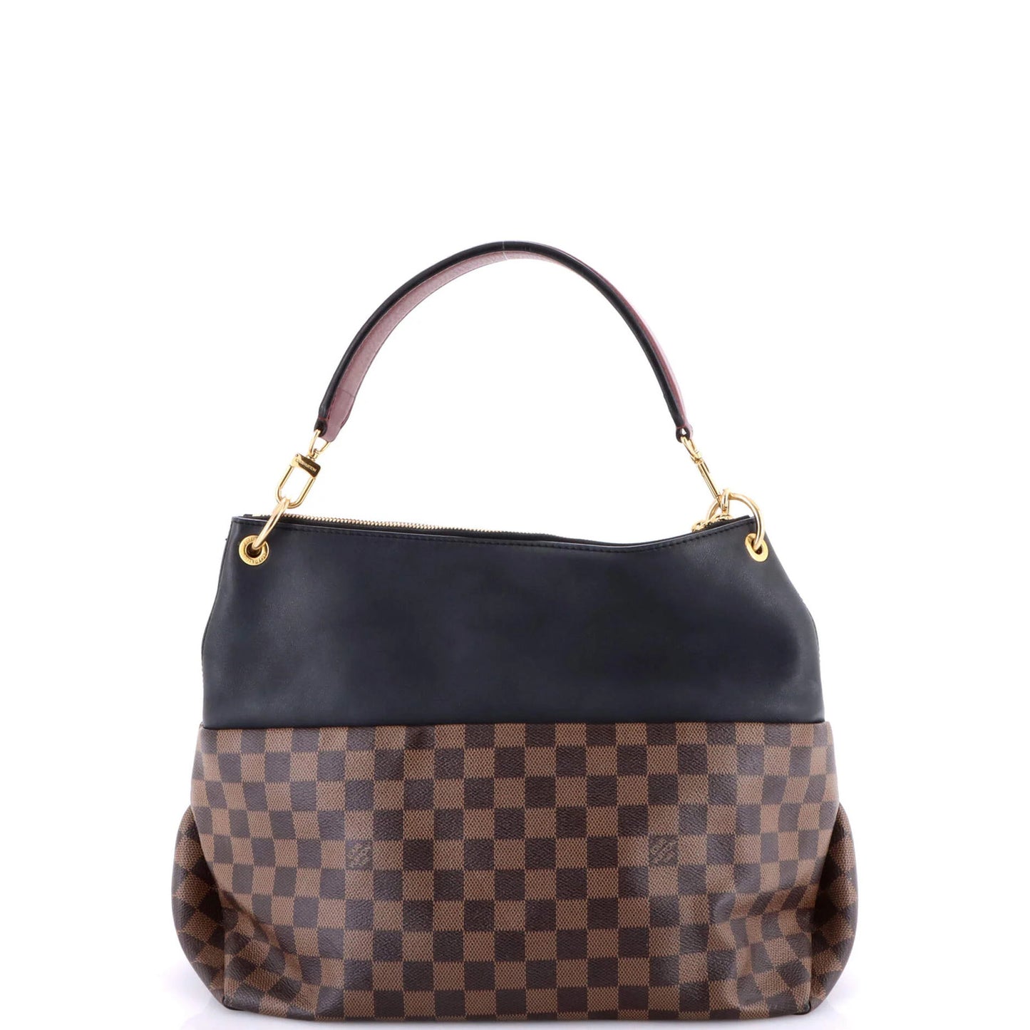 Louis Vuitton Maida Handbag Damier With Leather