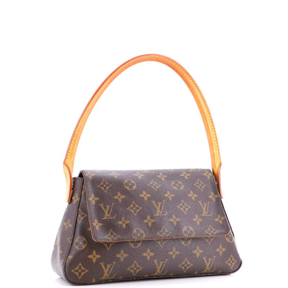 Louis Vuitton Looping Handbag Monogram Canvas Mini