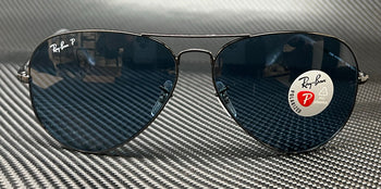 RAY BAN RB3689 004 S2 Gunmetal Aviator 55 mm