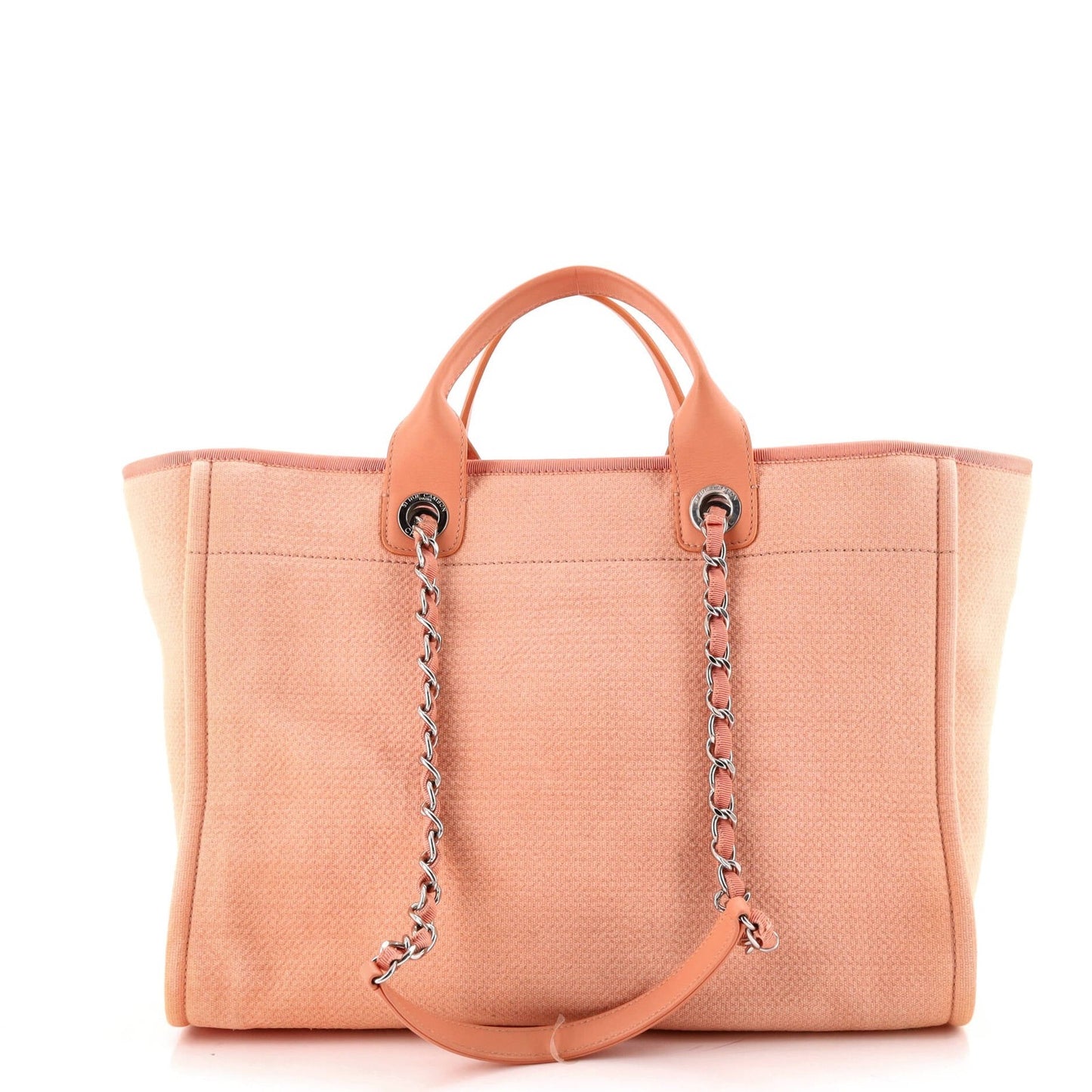 Chanel Deauville Nm Tote Mixed Fibers Medium