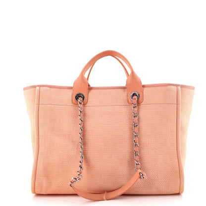 Chanel Deauville Nm Tote Mixed Fibers Medium