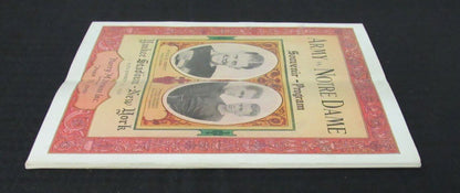 1926 Notre Dame Vs. Army Football Game Program