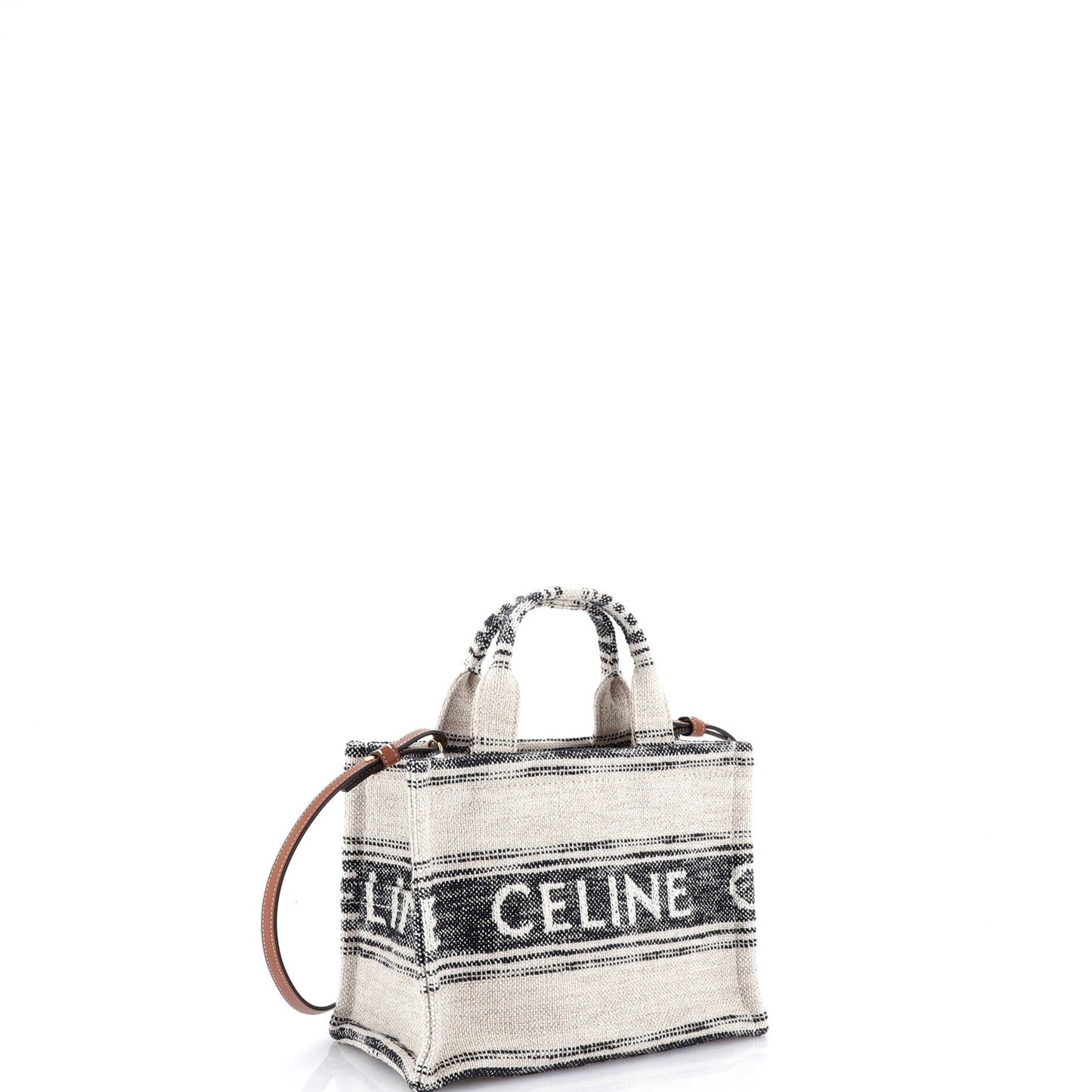 Celine Cabas Thais Tote Printed Canvas Small