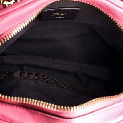 Fendi Upside Down Bag Zucca Embossed Leather