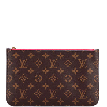 Louis Vuitton Neverfull Pochette Monogram Canvas Large