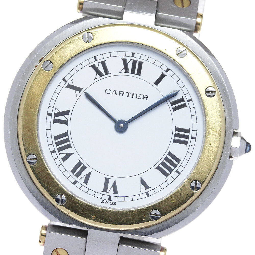 CARTIER 83038288 Santos Round LM watch men