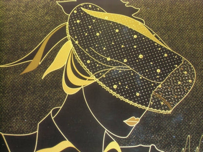 Martiros Manoukian Mixed Media Art Ed100 "Belle Woman" Signed Coa Framed