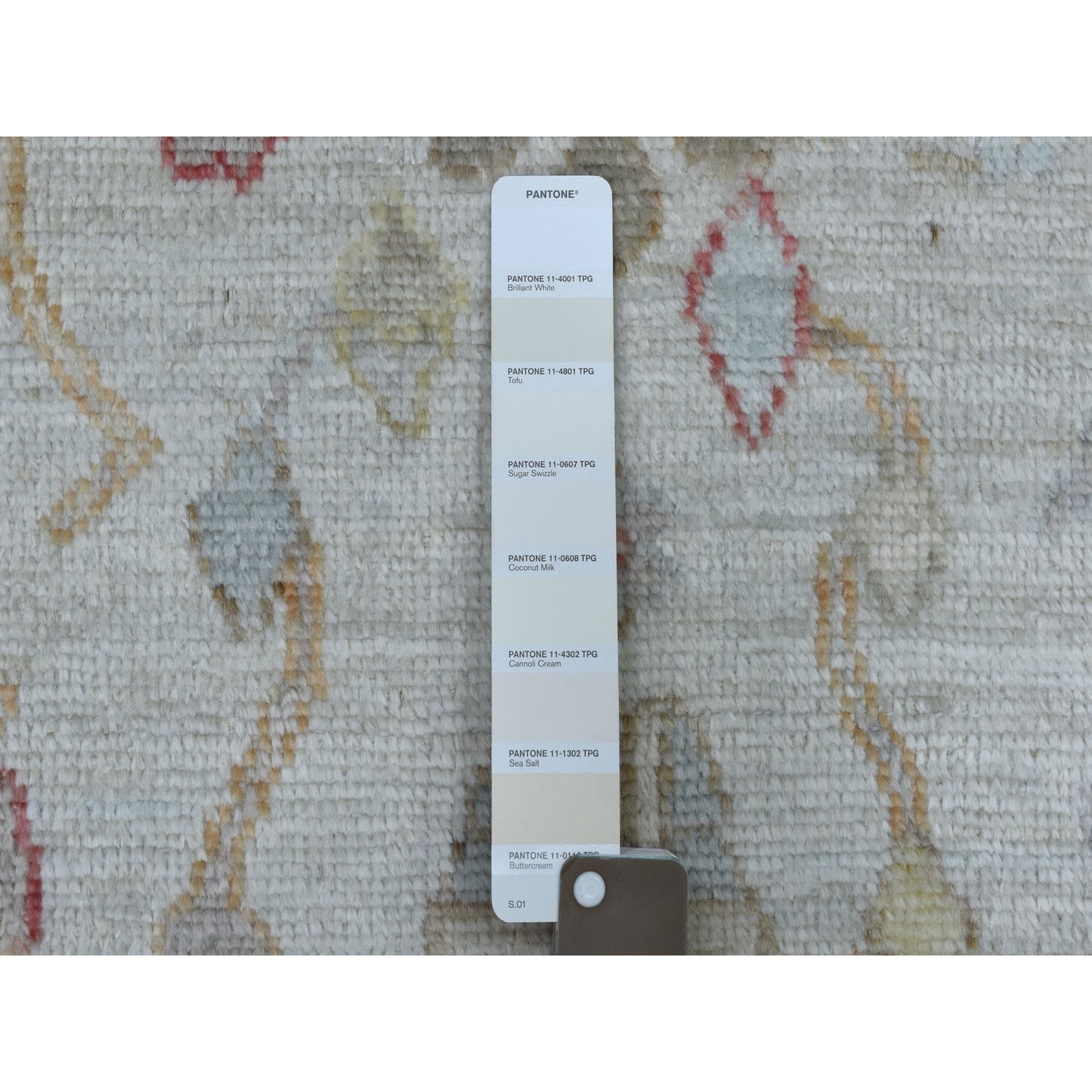 2'10"X17'3" Hand Knotted Gray Angora Oushak With Pure Wool Xl Runner Rug