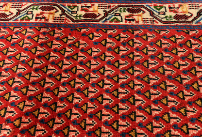 2X4 Ft Tribal Paisley Floral Design Oriental Rug