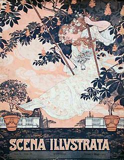 Scena Illustrata Arts Literature Music Theatre Swing 1900