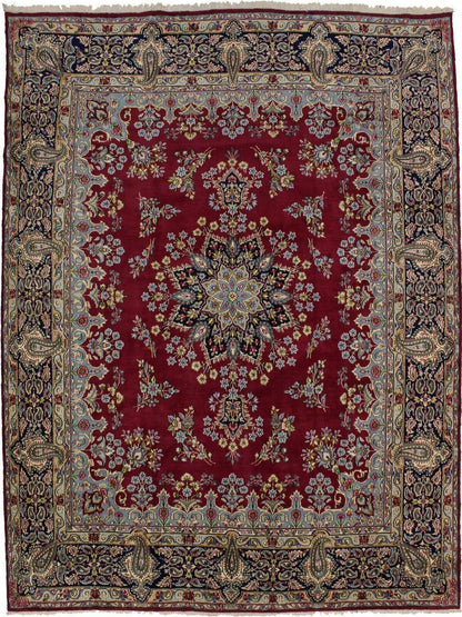 One-Of-A-Kind Vintage Handmade Oriental Rug