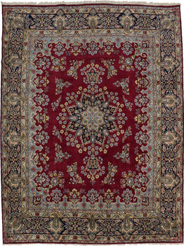 One-Of-A-Kind Vintage Handmade Oriental Rug