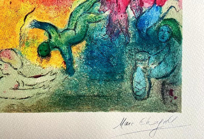 Marc Chagall Lithograph Coa Hand Numbered Signed