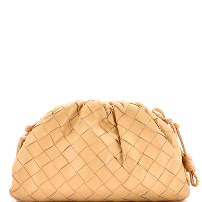 Mini Bottega Veneta The Pouch Intrecciato Nappa