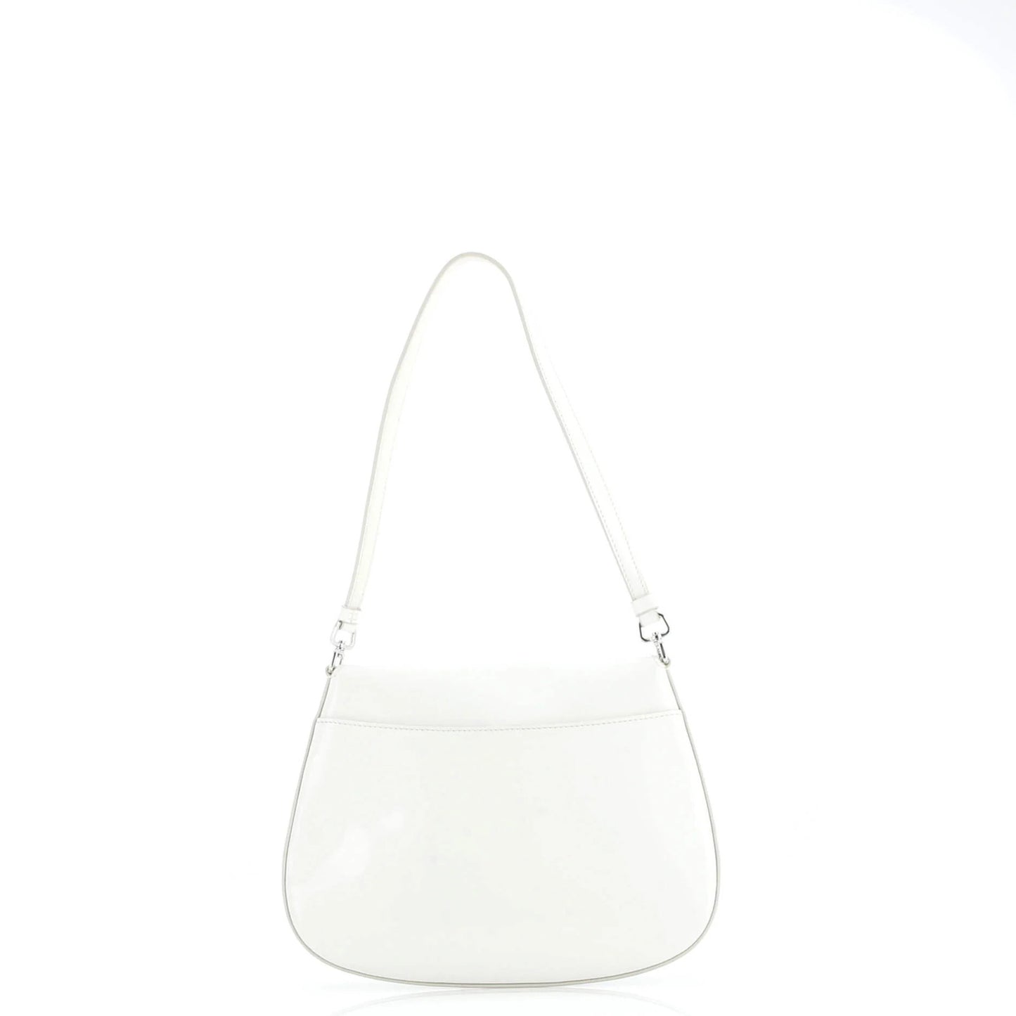 Prada Cleo Flap Shoulder Bag Spazzolato Leather Small