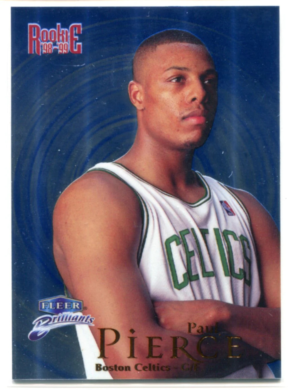Paul Pierce 1998-99 Fleer Brilliants Rookie Card #110B