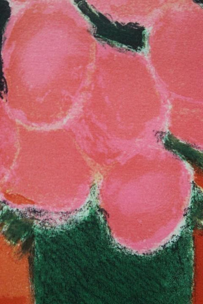 Bernard Cathelin "Roses And Red Pepper" Hand-Signed Lithograph, Limited Ed 100