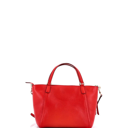 Gucci Soho Convertible Top Handle Bag Leather Small