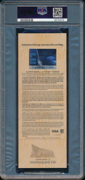 2018 Super Bowl Lii Full Ticket Eagles Vs. Patriots Psa/Dna Mint 9 193536