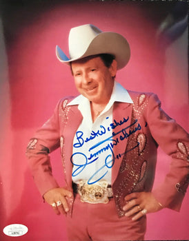 Jimmy Dickens Autographed 8X10 Celebrity Photo (Jsa)