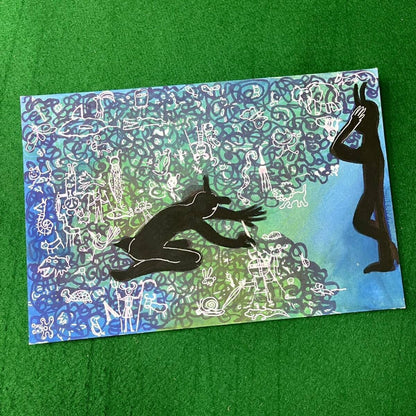Andrea Holzinger Original Painting Signed Framed 2013