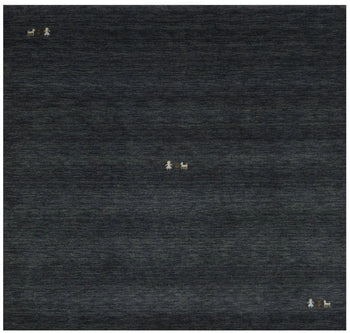Charcoal Tribal Design Square 6X6 Gabbeh Modern