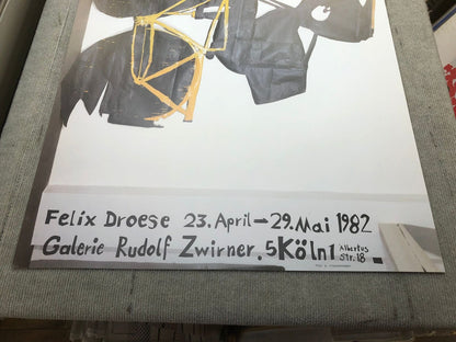 Felix Droese Galerie Rudolf Zwirner " Offset Lithograph Contempor