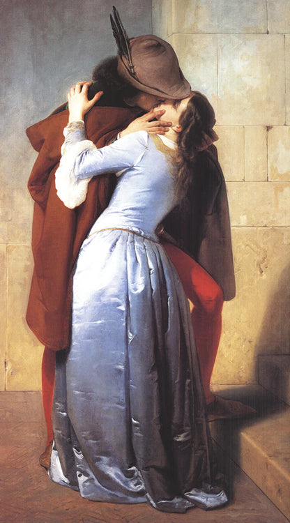 Hayez Francesco Il Bacio Offset Lithograph Contemporary 50.5" x 36.5