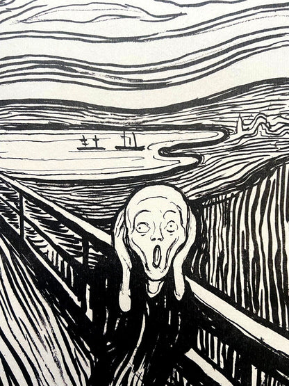 Edvard Munch Museum 'Scream' Lithograph Coa