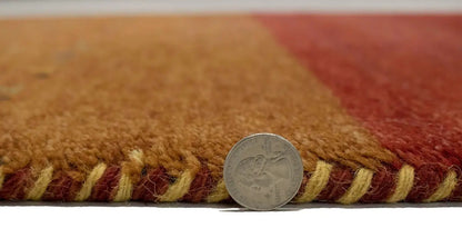 2'5X8'4 Handmade Tribal Stripes Runner Rug Oriental Hallway Kitchen Carpet