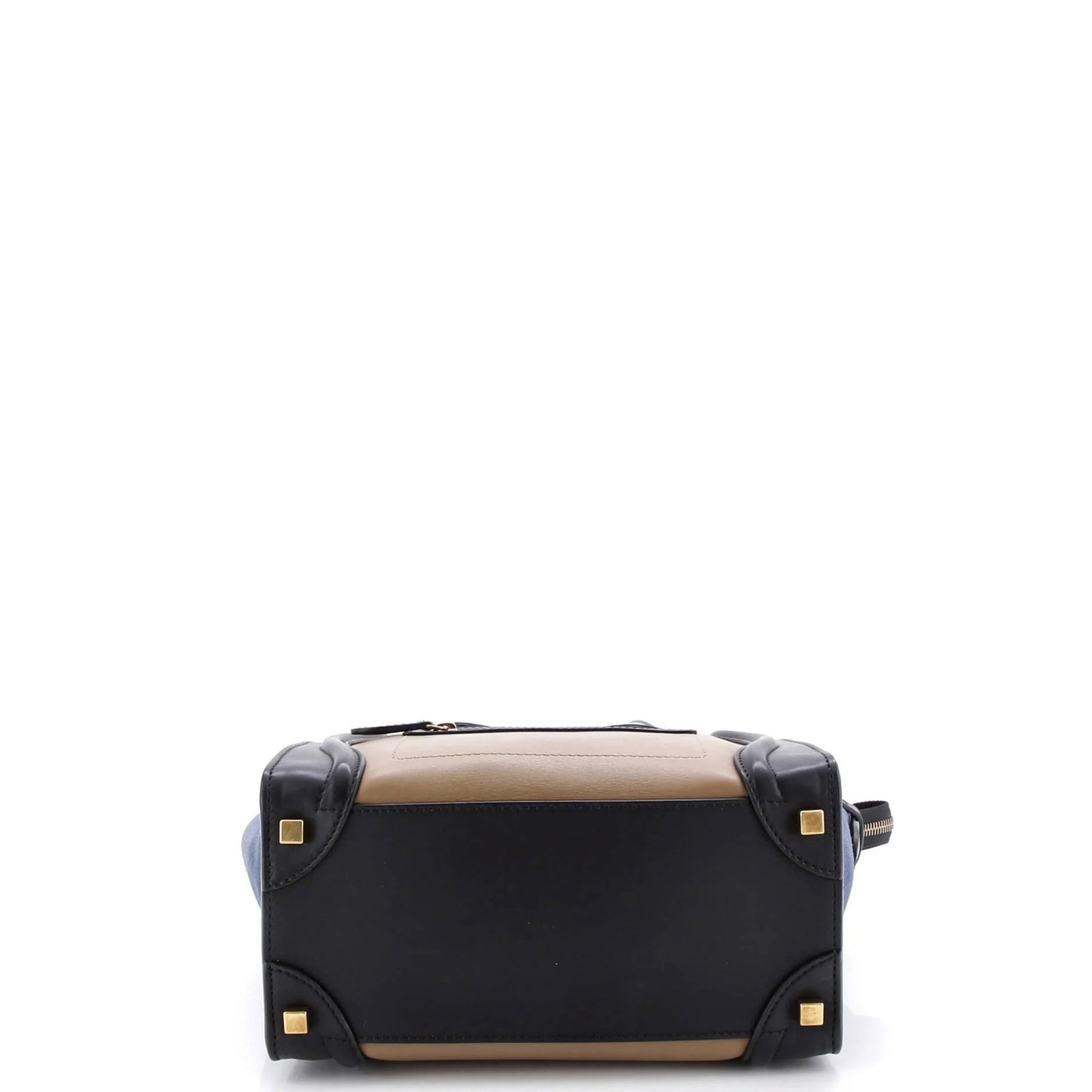 Celine Tricolor Luggage Bag Leather Micro