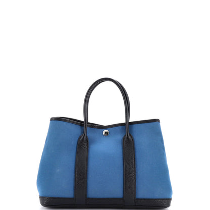 Hermes Garden Party Tote Toile And Leather 30