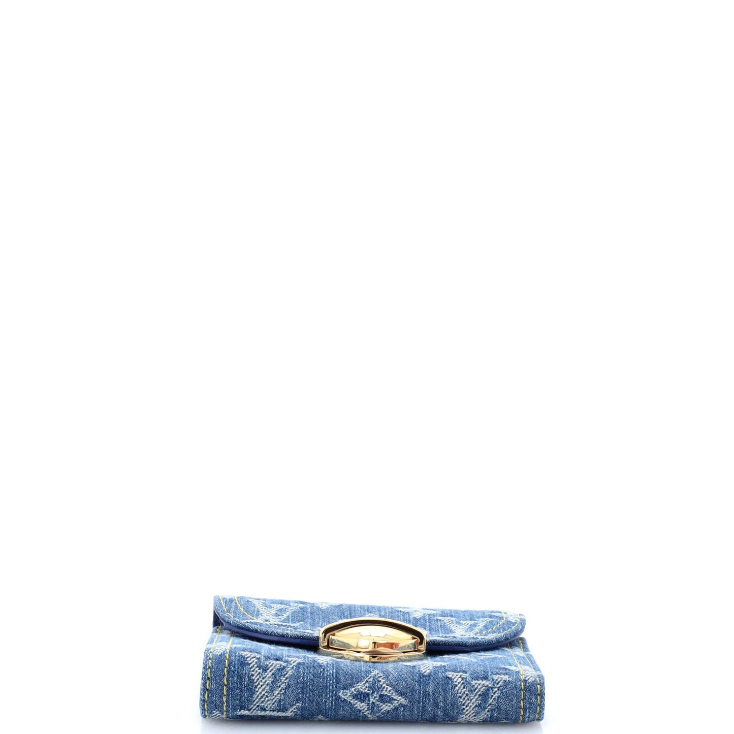 Louis Vuitton Victorine Wallet Lv Remix Monogram Denim