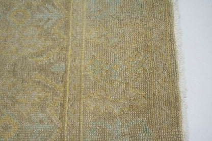 6X9 Ft Hand-Knotted Wool Chobi Peshawar Rug Muted