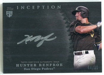 Hunter Renfroe Autographed 2017 Topps Inception