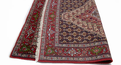 4X6 Ft Handmade Vintage Tribal Geometric Wool