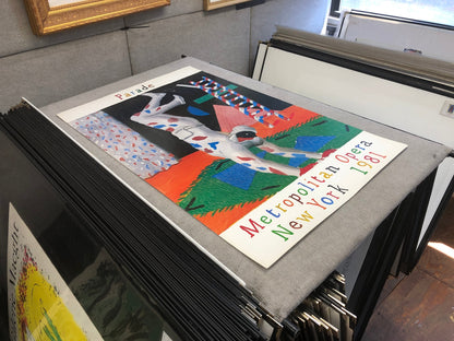 David Hockney Harlequin From Parade " Poster Pop Art Multicolor