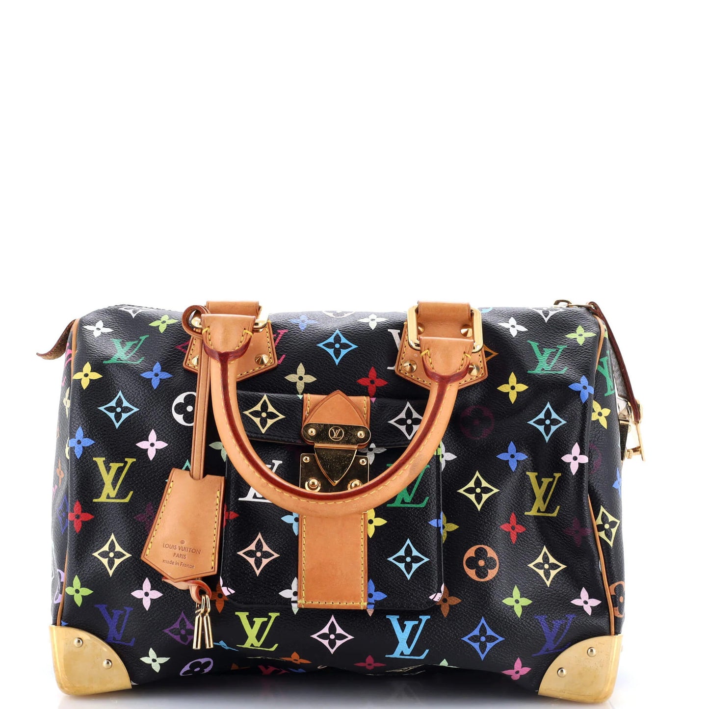 Louis Vuitton Speedy Handbag Monogram Multicolor 30