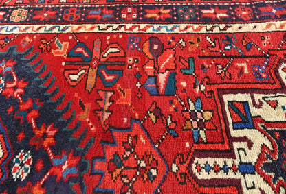 Vintage Hand-Knotted Tribal Runner Rug 3'1X12'7 Rustic Home Oriental Carpet
