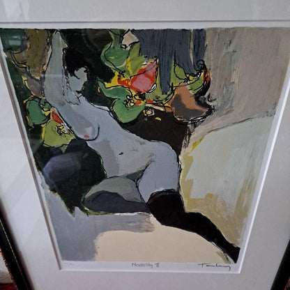 Itzchak Tarkay "Modesty Ii" Signed Limited Edition Lithograph 181/300 Framed