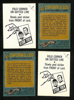 1976 Topps Star Trek Complete (88) Card Set With Stickers (22) 197416