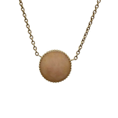 Christian Dior Rose Des Vents 1P Diamond Necklace Au750